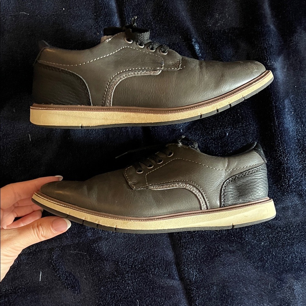Kids Grey,  Black and Brown Dress Shoes